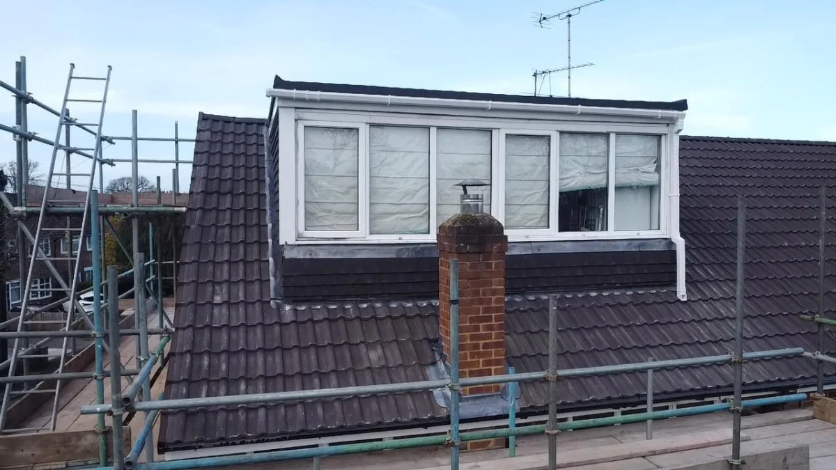 New dormer and tiled roof completed by Kingsway Roofing